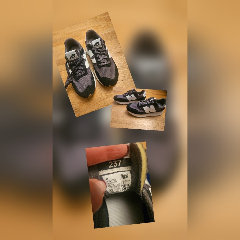 New Balance Black and White Sneakers